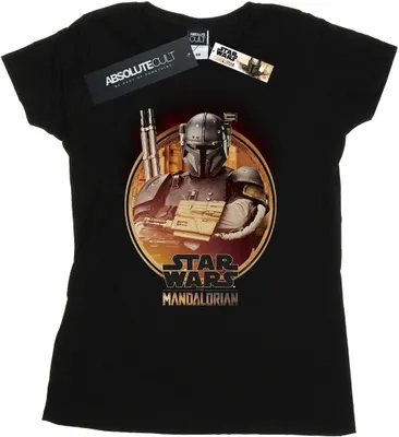 Produktbild von Star Wars - "The Mandalorian" T-Shirt für Damen BI42981 (S) (Schwarz)