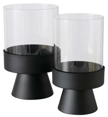 Produktbild von Boltze Windlicht Pallas Leuchter pulverbeschichteten Eisen Klarglas 2034704