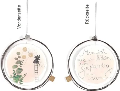 Produktbild von Zauberornament "Man ist nie zu klein"