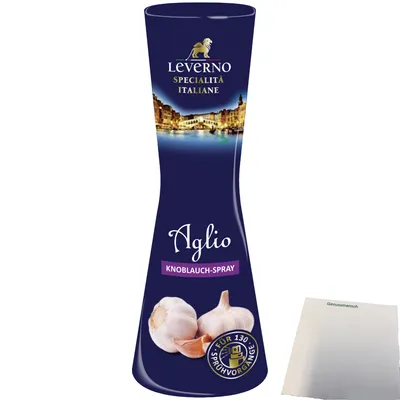 Produktbild von Leverno Aglio Knoblauch-Spray (40ml Flasche) + usy Block