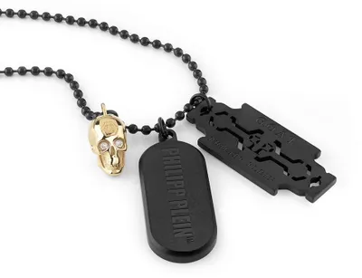 Produktbild von Philipp Plein - PJ0AA04NU - Halskette - Herren - PLEIN TAG - 70 cm + 4.5 cm