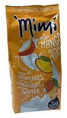 Image de Mimi Milchmix Boisson en poudre à la mangue, 2 x 400 g Soluble dans du lait chaud ou froid