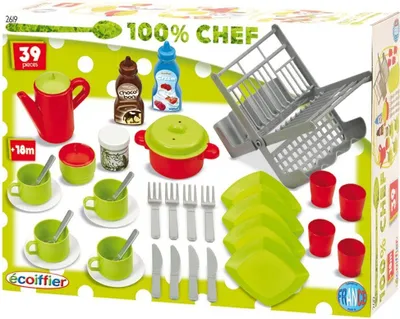 Image de Ecoiffier Set de vaisselle 39 pièces