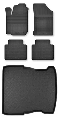 Obrázek produktu pro Vaničkové autokoberce + vana kufru pro: Renault Clio II 1998-2005 van 3 ks