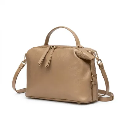 Produktbild von Damen Handtasche aus Echtleder – Leder Umhängetasche & Schultertasche – Vintage Crossbody Bag klein