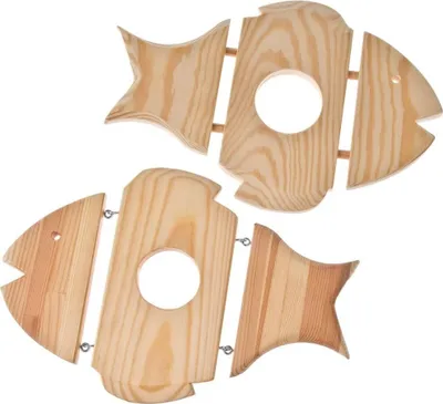 Produktbild von Untersetzer Fisch Topfuntersetzer Holz Bausatz