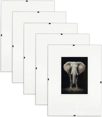 Image de Lot de 5 cadres photo 15 x 20 cm - Décoration murale