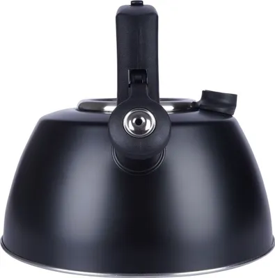 Produktbild von Vilde Wasserkocher Wasserkessel Pfeifkessel aus Edelstahl schwarz 3 L