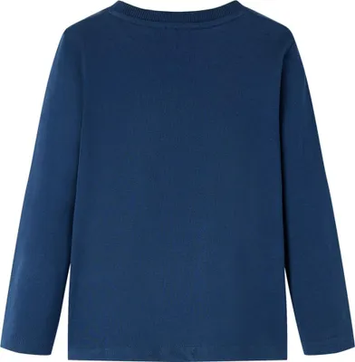 Produktbild von vidaXL Kinder-Langarmshirt Marineblau 116