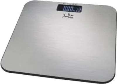 Produktbild von JATA 496N, Elektronische Personenwaage, 150 kg, 50 g, Edelstahl, kg, lb, Quadratisch