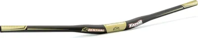 Produktbild von Renthal V2 Fatbar Carbon Riser Flat Lenker, 31.8mm, 800x10mm, 7°/5°, carbon/gold