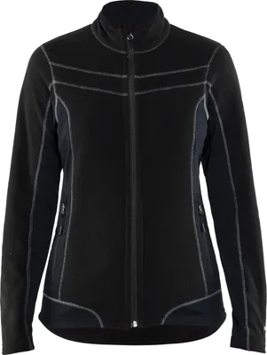 Produktbild von Blakläder Damen Microfleece Jacke 4924 1010 in div. Farben, Farbe:schwarz, Größe:L