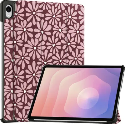 Produktbild von imoshion Design Trifold Klaphülle Samsung Galaxy Tab S11 - Bloom Love Blush