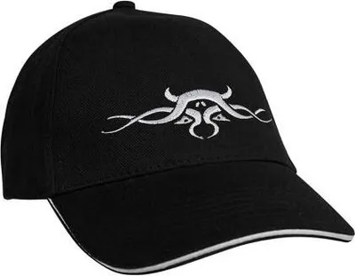 Produktbild von Baseballcap mit Einstickung Tribal 68133 versch. Farben Color - schwarz