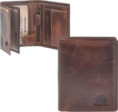 Produktbild von Greenburry Rugged Geldbörse Leder 8.5x10 cm braun
