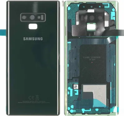 Produktbild von Gehäuse Rückseite für Samsung Galaxy Note 9 (SM-N960F), Schwarz