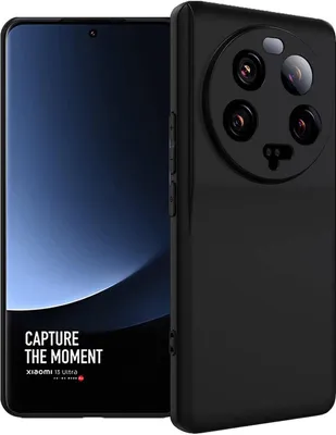 Produktbild von Conie TPU Schutzhülle für Xiaomi 13 Ultra Tasche Case Cover Bumper Silikon Hülle in Schwarz matt