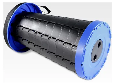 Produktbild von Ausziehbarer Klapphocker Teleskophocker - Blau