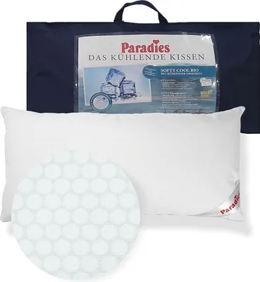Produktbild von Paradies kühlendes Kopfkissen Kissen Softy Cool Sleep Bio 40x80 cm