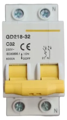 Stromunterbrecher GD218-20, 2-polig, 20A, 230V, 2 Module