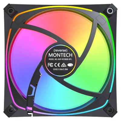 Immagine prodotto di Montech RX120 PRO, Ventola, 12 cm, 600 RPM, 1600 RPM, Bianco