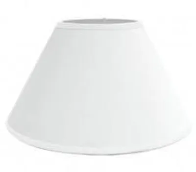 Lampenschirm E27 Weiß Konisch 20 cm Durchmesser 13 cm Höhe