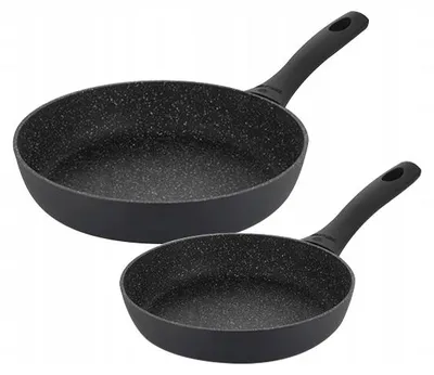 Produktbild von Gerlach Granitex Pfannenset 24 + 28 cm Keramikbeschichtung