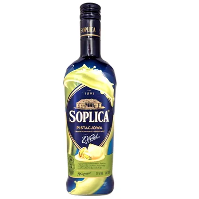 A bottle of Soplica liqueur.