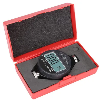 Productafbeelding van Hardheidsmeter - Shore Durometer - Materiaal Testen - Digitaal LCD Scherm - 56x85x25mm - Zwart