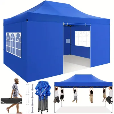 Produktbild von Partyzelten - Festzelte - Gartenzelte - Pavillons - Faltzelte - 3 x 4,5 Meter - Wasserdichtes Polyester