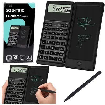 Obrázek produktu pro Kalkulačka pro vědeckou kancelář s LCD displejem a grafickým stylusem tabletu 10 číslic