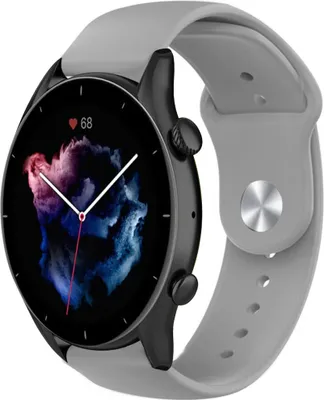 Produktbild von Strap-it Amazfit GTR 3 (Pro) Sportarmband (Grau)