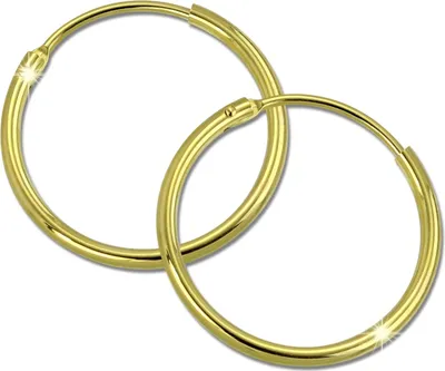 Produktbild von GoldDream Creolen 20mm Ohrring 333 Gelbgold 8 Karat Simply Echt Gold D2GDO0032Y