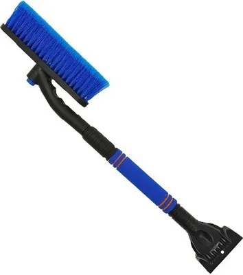 Produktbild von Eiskratzer Auto mit Besen - Abnehmbarer Schneebesen Auto - 60cm Stabiler & Langlebiger Scheibenkratzer Auto - Effektiver Auto Eiskratzer Schneebürste für LKW SUV Windschutzscheibe - 1pcs