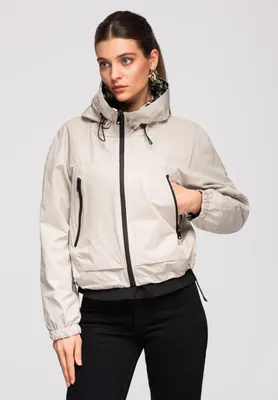 Produktbild von Ombre Wendbare Damenjacke im modernen Urban-Stil beige L