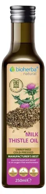 Obrázok produktu pre Olej z pestreca mariánskeho, lisovaný za studena - 250 ml - Bioherba