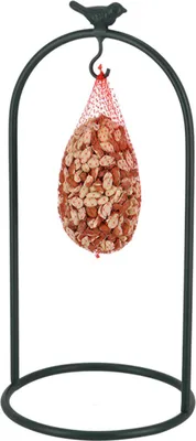 Produktbild von Vogelfutterspender - Grose S - grun - Metall - 18 x 18 x 37 cm - Vogelhausstander