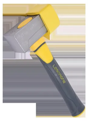 Image de Massette paveur Nanovib 1,2 kg avec embout caoutchouc - pose de pavés sans vibrations