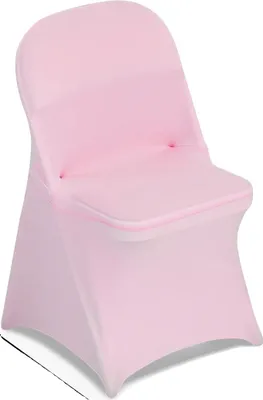 Produktbild von Stuhlhussen, dehnbare Stoffe, einfache Pflege, rosa 50pcs