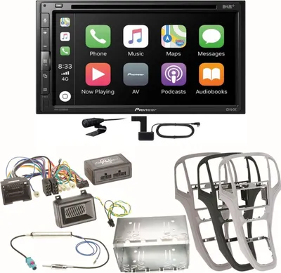 Produktbild von Pioneer AVH-Z5200DAB Android Auto Carplay Einbauset für Opel Astra J