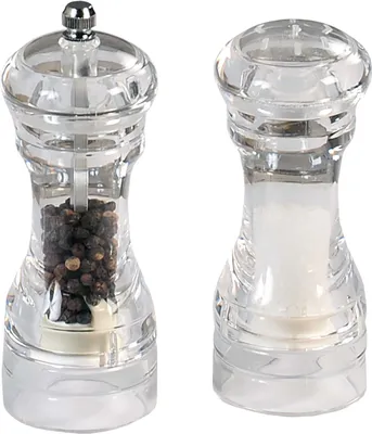 Obrázok produktu pre Kesper 13500, Súprava mlynčeka na soľ a korenie, Priehľadná, 140 mm, 6 cm