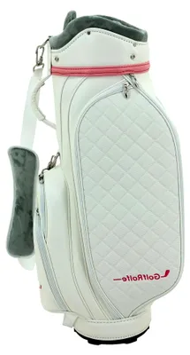 Produktbild von Golfbag weiß - Design Golftasche Caddybag Sporttasche Cartbag
