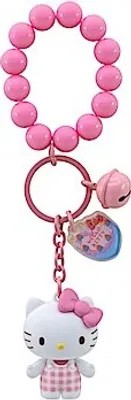 Produktbild von Schlüsselanhänger Hello Kitty mit Armband Celebration sortiert - Lila 1 Stück