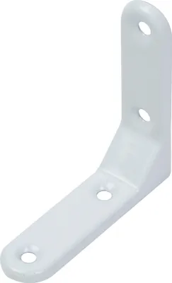 Immagine prodotto di Alberts 854041 Staffa decorativa, goffrata, bianca, 75 x 75 x 20 mm, set da 10