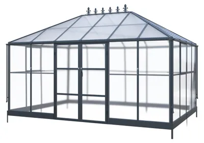 Zdjęcie produktu dla Szklarnia ogrodowa Plantris Royal 12m2 poliwęglan i aluminium