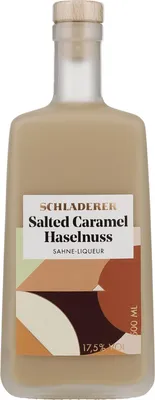 Produktbild von Salted Caramel Haselnuss Sahnelikör 0,5 l - Schladerer