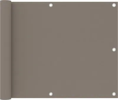 Produktbild von Cloris Designermöbel Balkon-Sichtschutz Taupe 75x400 cm Oxford-Gewebe 2024 Neu