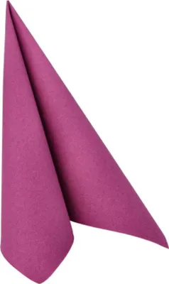 Produktbild von 20 Servietten "ROYAL Collection" 1/4-Falz 40 cm x 40 cm lila