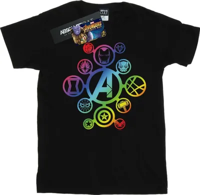 Produktbild von Marvel - "Avengers Infinity War" T-Shirt für Damen BI11226 (3XL) (Schwarz)