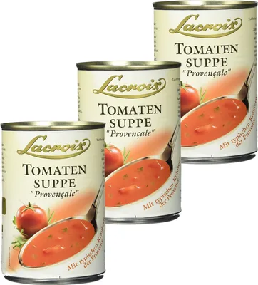 Obrázek produktu pro Lacroix krémová rajčatová polévka s provensálskými bylinkami 400 ml balení po 3 kusech